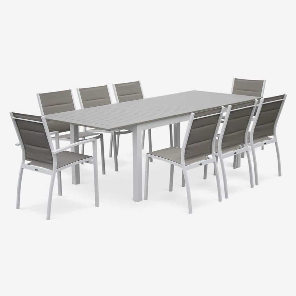 Test de la table extensible aluminium Chicago d'Alice's Garden