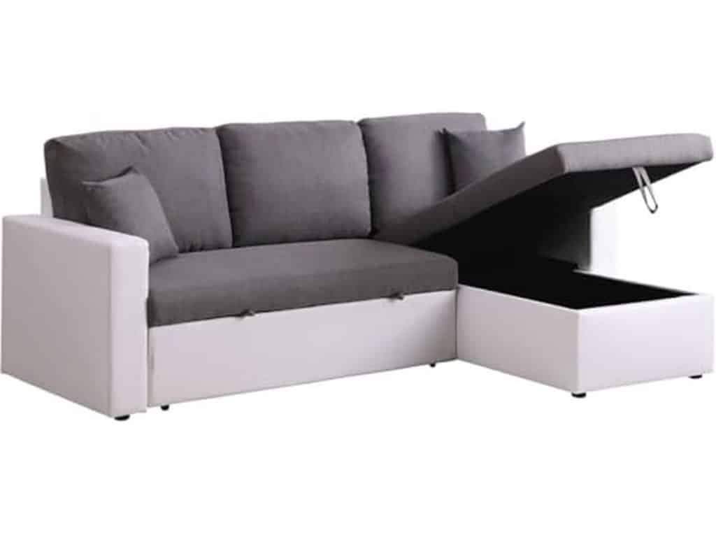 Test du canapé d'angle convertible Alain : confort et design