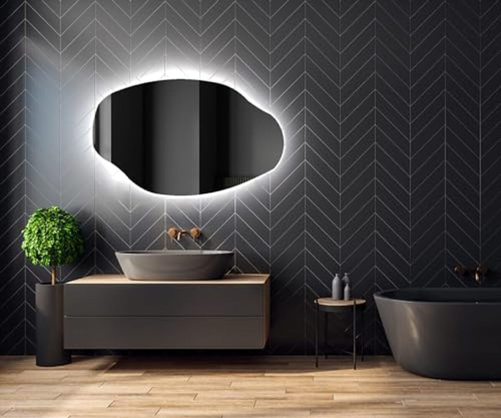 Test du miroir mural led Artforma obk221