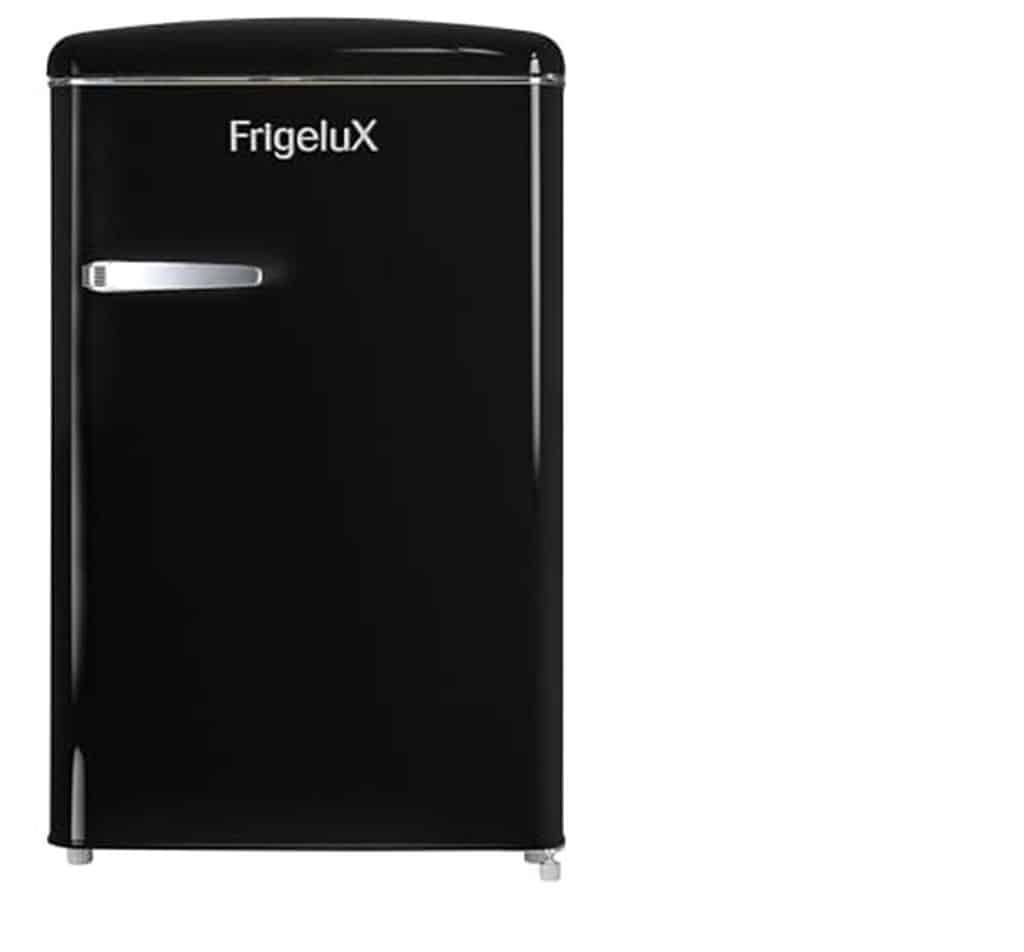 Test FrigeluX réfrigérateur retro vintage noir 108l