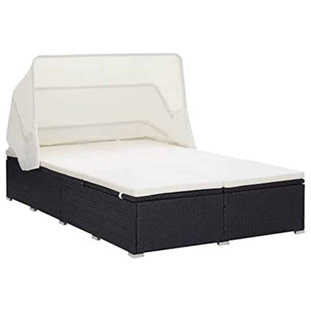 Test : lit de soleil Tidyard avec toit en polyrotin