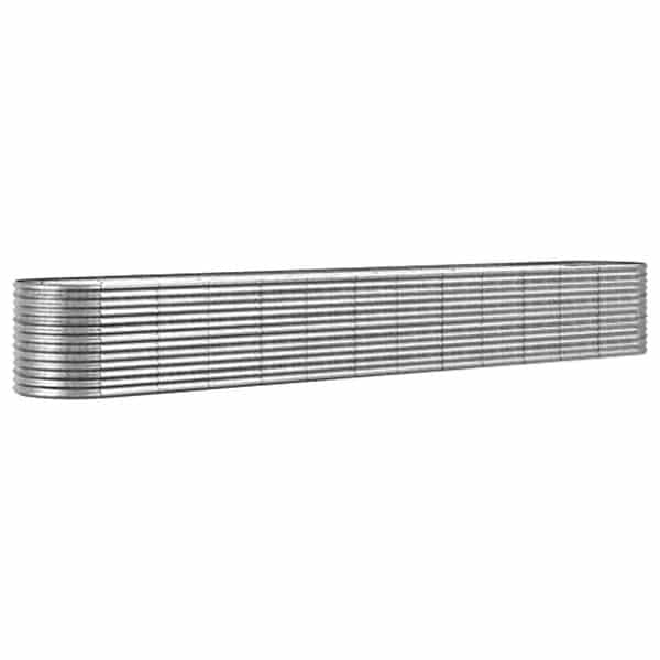 Découvrez la jardinière acier enduit WifeSe grande taille : design argenté élégant, résistant et parfait pour embellir votre jardin ou balcon avec style et durabilité.