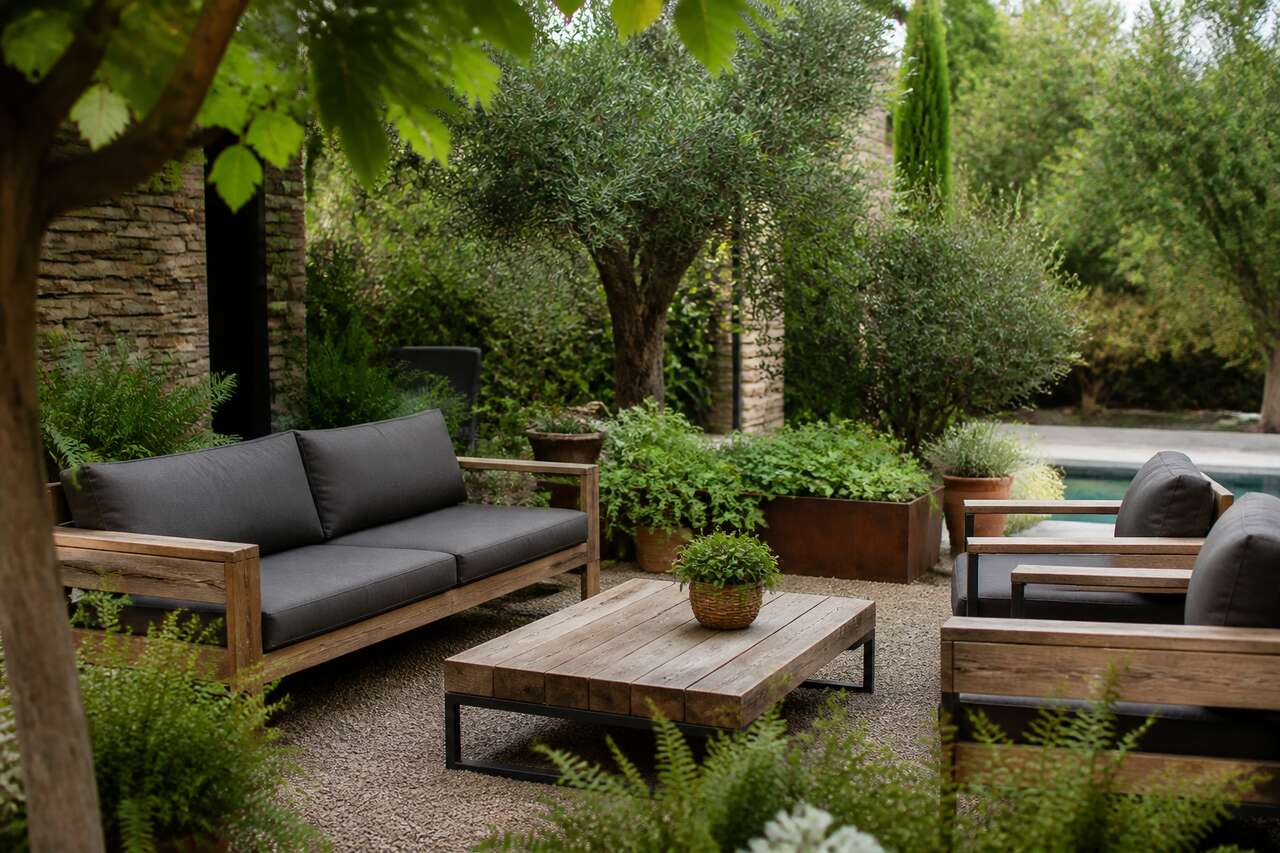 Matériaux durables pour un mobilier de jardin résistant