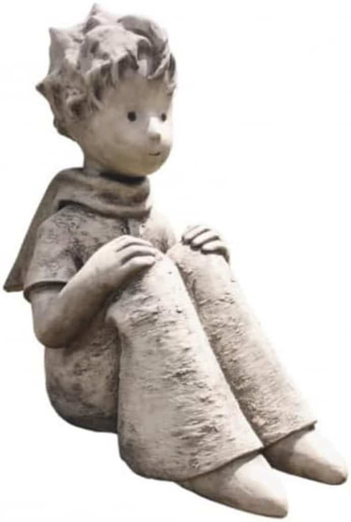 Avis sur la statue jardinex le petit prince, élégance en gris clair
