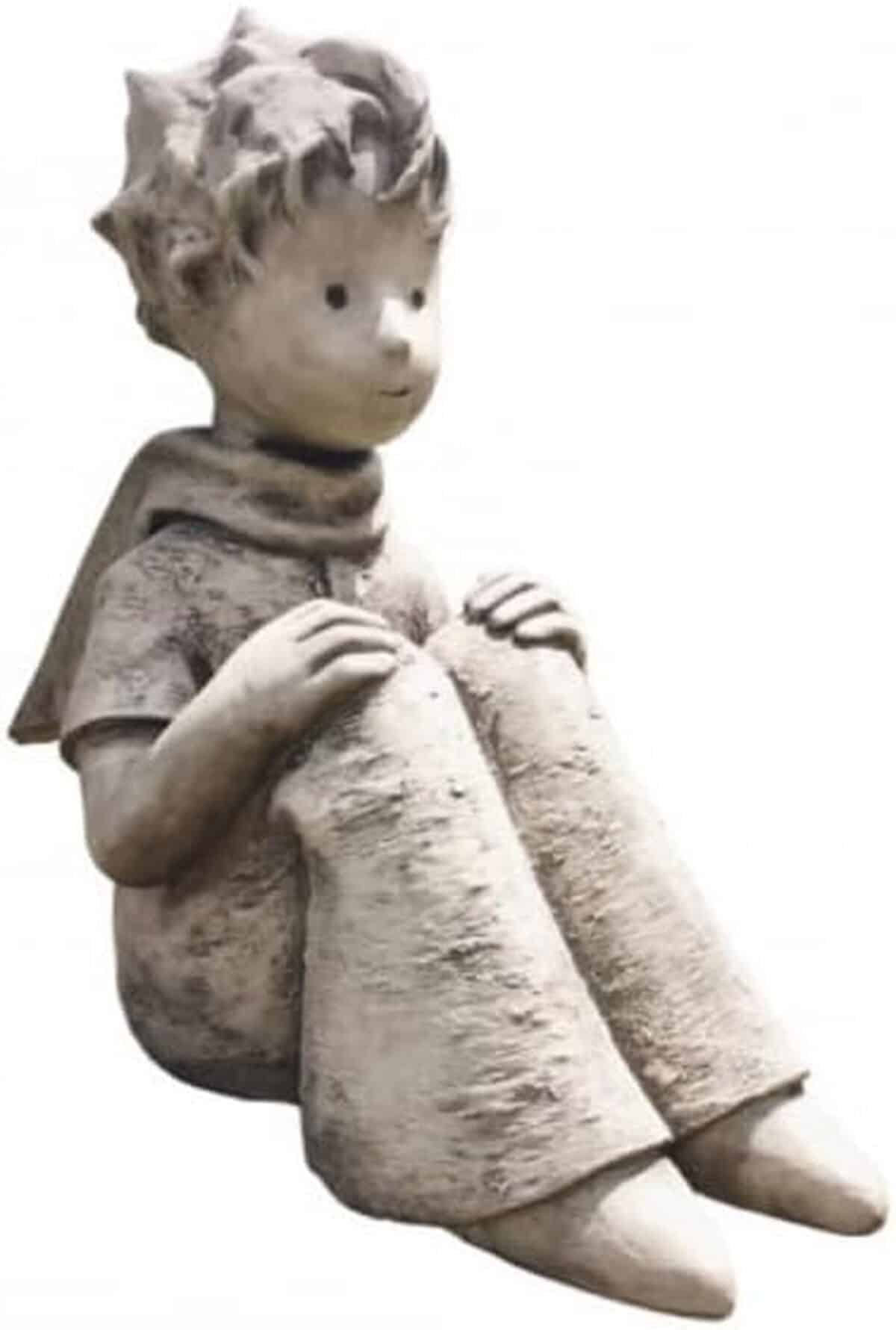 Avis sur la statue jardinex le petit prince, élégance en gris clair