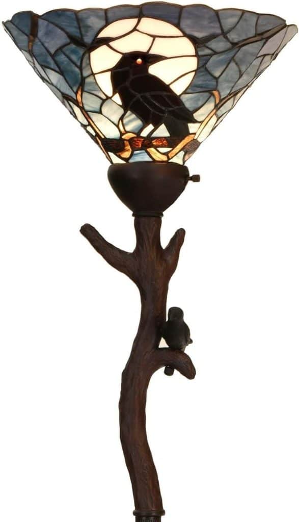 Avis sur le lampadaire bieye l30959 : élégance tiffany pour halloween