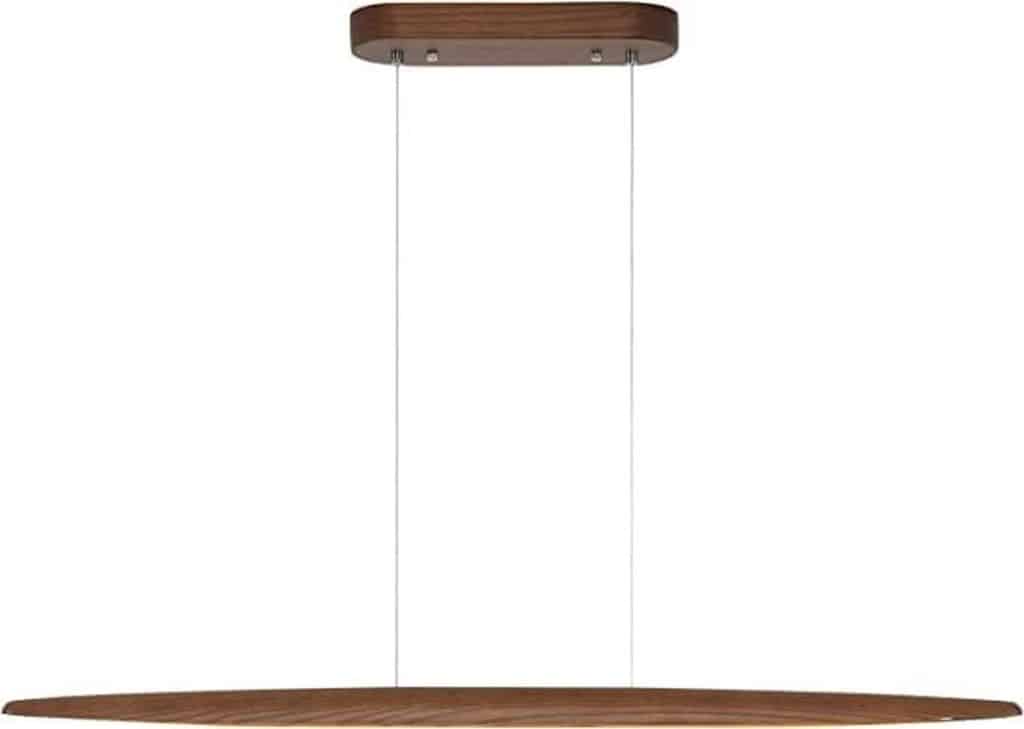 Avis : suspension linéaire YISDESIGN en bois noyer 40 W