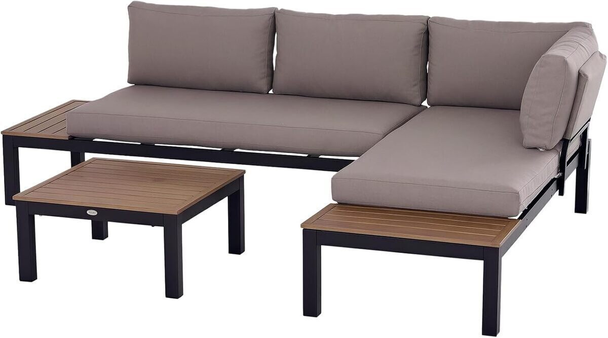 Test : ensemble salon de jardin Outsunny, design 5 places