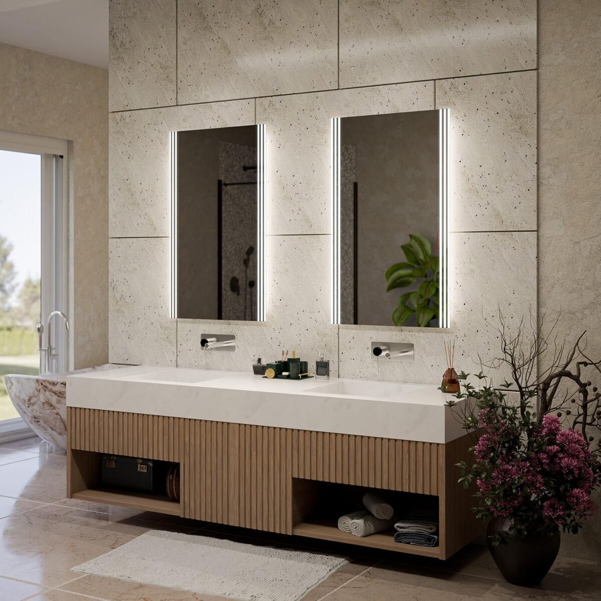 Test : miroir led Alasta arica 90x150 cm pour salle de bain